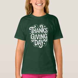 Thanksgivingens dag fira med familj och vänner t shirt