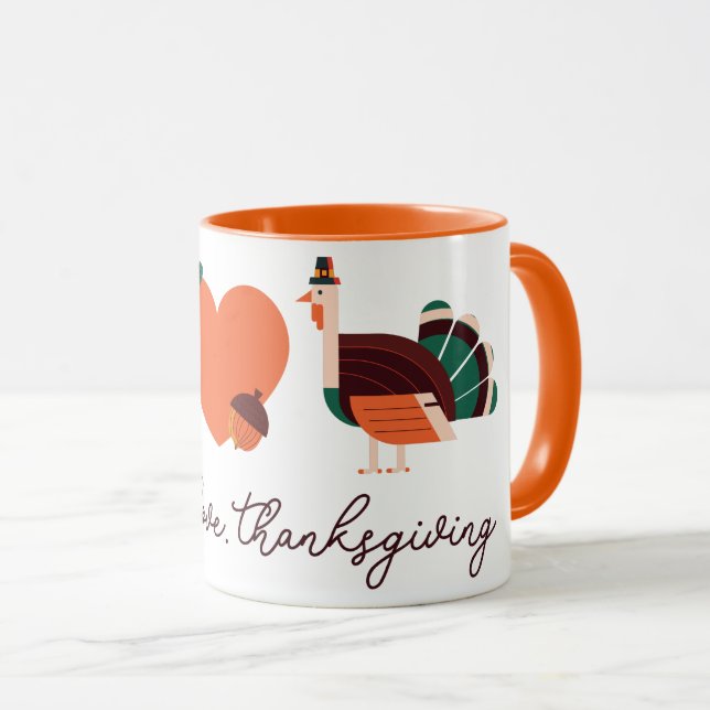 Thanksgivingens dagsoffert, Kärlek fredens Thanksg Mugg (Framsida höger)