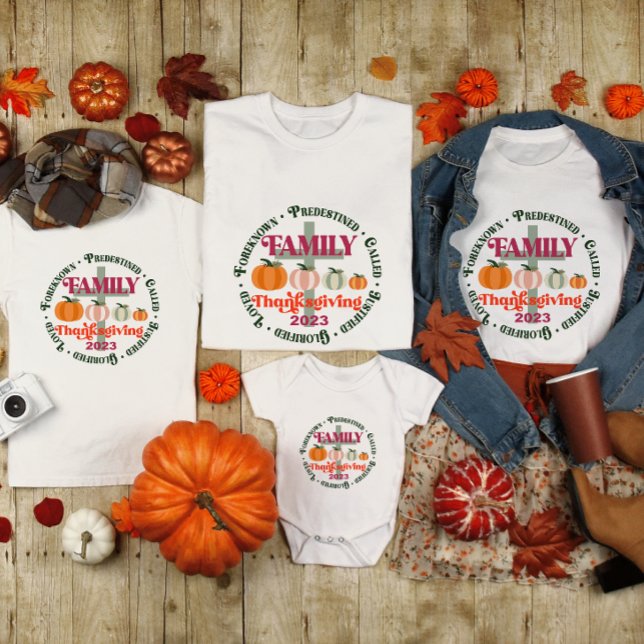 Thanksgivingens familj t shirt (Skapare uppladdad)