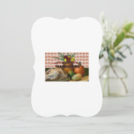 Thanksgivingens hälsningskort