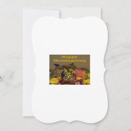 Thanksgivingens hälsningskort