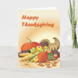 Thanksgivingens hälsningskort helgkort