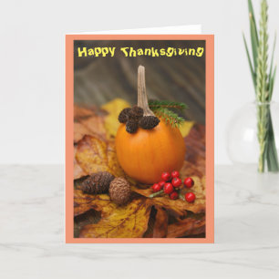 Thanksgivingens hälsningskort helgkort