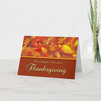 Thanksgivingens hälsningskort helgkort