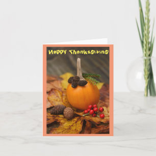 Thanksgivingens hälsningskort helgkort