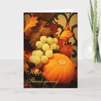 Thanksgivingens hälsningskort helgkort