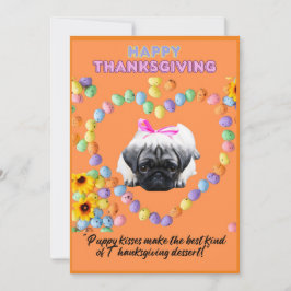 Thanksgivingens hälsningskort julkort