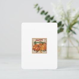 Thanksgivingens hälsningskort julkort