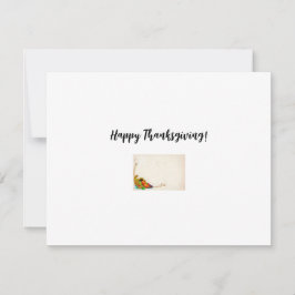 Thanksgivingens hälsningskort kort