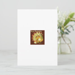 Thanksgivingens hälsningskort tack kort