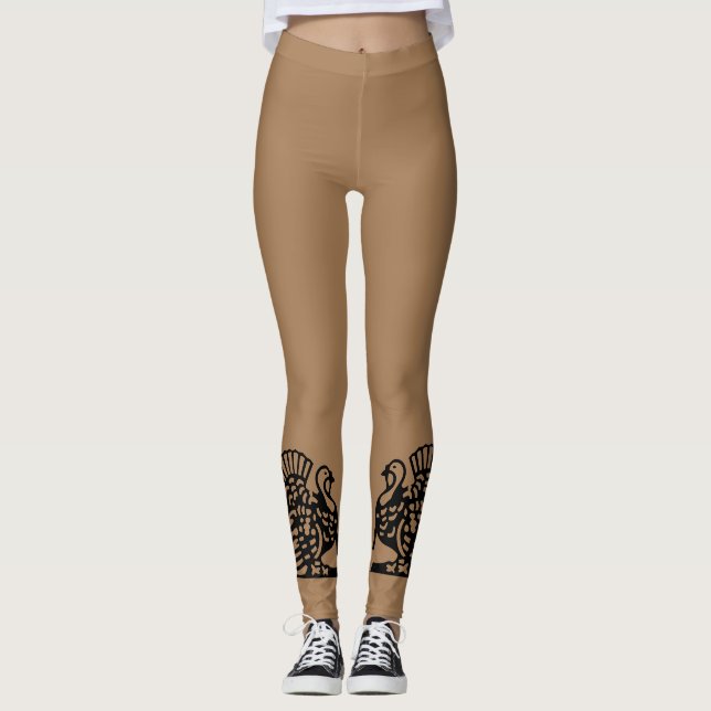 THANKSGIVINGENS HELGDAG LEGGINGS (Framsida)