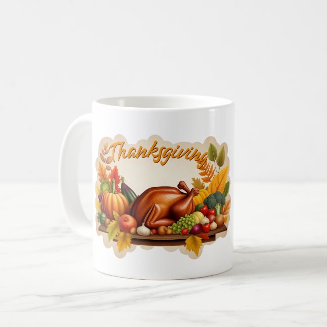 Thanksgivingens logotyp kaffemugg (Framsida vänster)