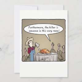 Thanksgivingens middagsinbjudan: Turkiet Killer! Inbjudningar