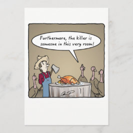 Thanksgivingens middagsinbjudan: Turkiet Killer! Inbjudningar