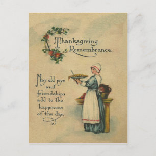 Thanksgivingens minne helg vykort