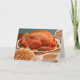 Thanksgivingens uppslag helgkort