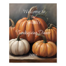 Thanksgivingens välkomstposter