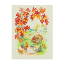 Thanksgivingens vattenfärg