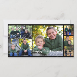 Thanksgivingfotokort Julkort