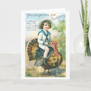 Thanksgivinghälsningar - traditionellkort helgkort
