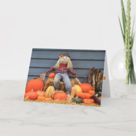 Thanksgivinghälsningkort Helgkort