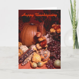 Thanksgivinghälsningkort Helgkort