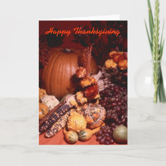 Thanksgivinghälsningkort Helgkort