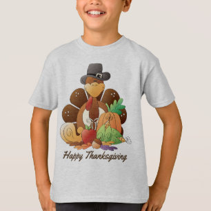 Thanksgivinghelgdagkalkonen lurar t-skjortan t shirt