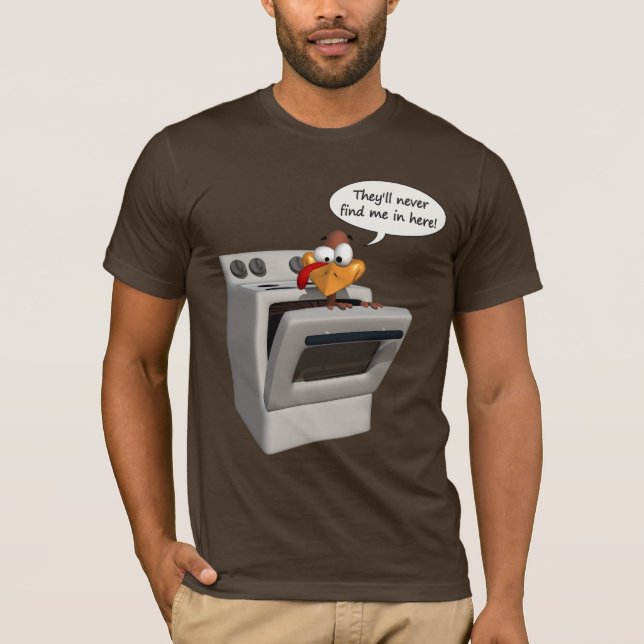 Thanksgivingkalkont-skjorta Tee Shirt (Framsida)