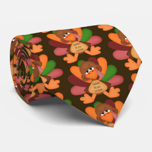 Thanksgivingkluckande, til du vacklar kalkontien slips