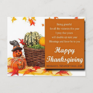 Thanksgivingkort 2014 helg vykort