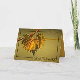Thanksgivingkort Helgkort