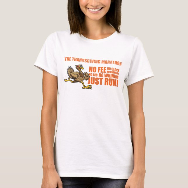 Thanksgivingmaratonen Tee Shirt (Framsida)