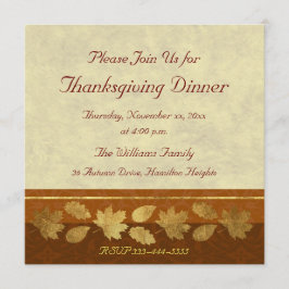 Thanksgivingmiddag Inbjudningar