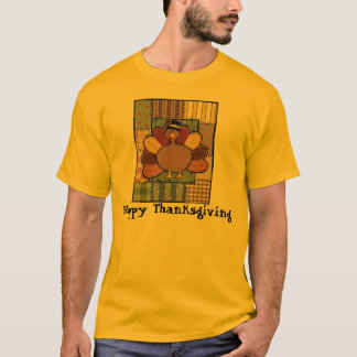 ThanksgivingPatchwork Turkiet Tee