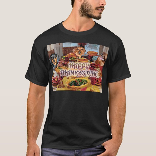 Thanksgivingtaxar T-shirt (Framsida)