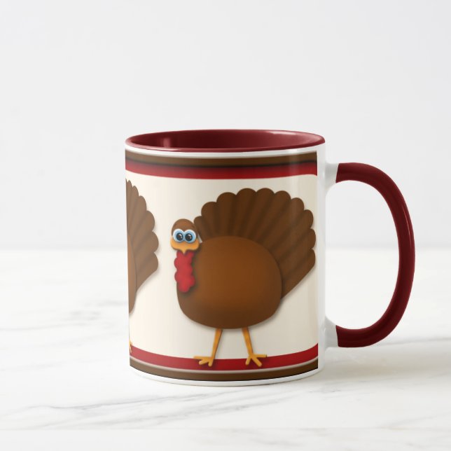 ThanksgivingTurkiet mugg (Höger)