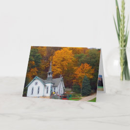 Thanksgivingvälsignelser, kyrka 2 helgkort