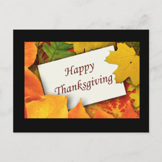 Thanksgivingvälsignelsevykort Helg Vykort