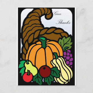 Thanksgivingymnighetshorn Helg Vykort