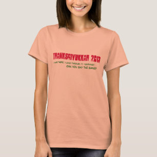 Thanksgivukkah 2013 utslagsplats - kvinnor t-shirt