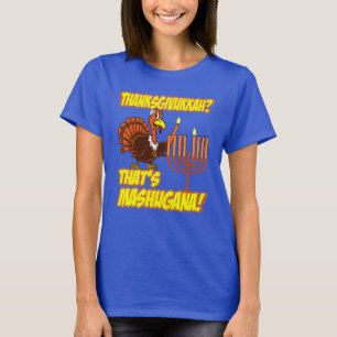 Thanksgivukkah Mashugana T-tröja T-shirt
