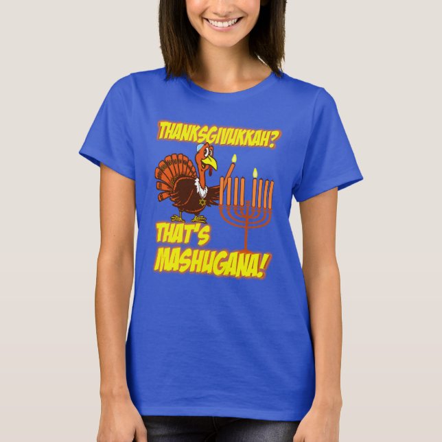 Thanksgivukkah Mashugana T-tröja Tröja (Framsida)