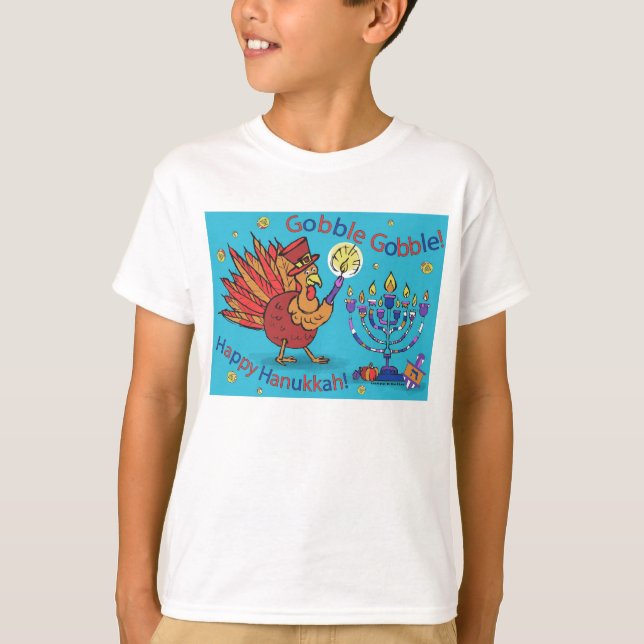 Thanksgivukkah-T Tee Shirt (Framsida)