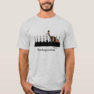 Thanksgivukkah Turkiet och menoraT-tröja T-shirt
