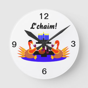 Thanksgivukkah vin som rostar kalkoner, tar tid p rund klocka