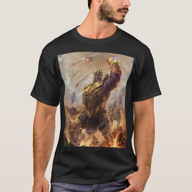 Thanos – Infinity Gauntlet Supreme T Shirt (Framsida)