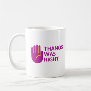 Thanos var höger mugg