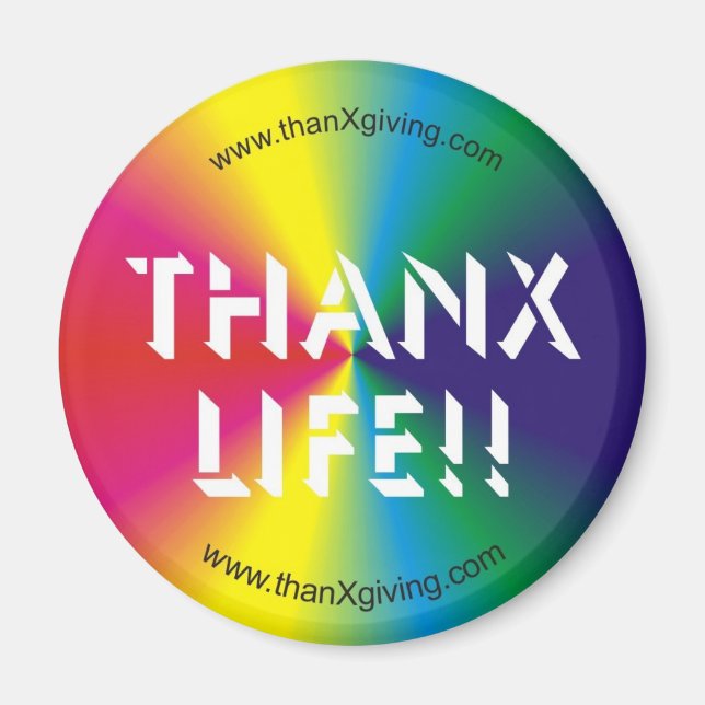 ThanX Life - magnet (Framsidan)