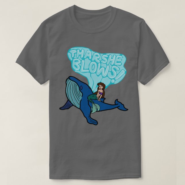 Thar Hon Blows T Shirt (Design framsida)